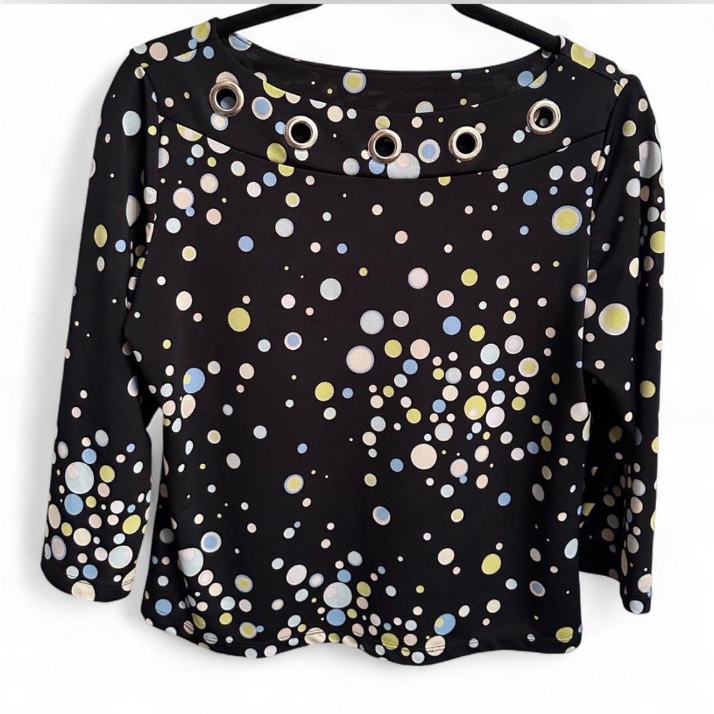 Y2K Boatneck Top with Grommets